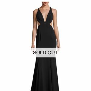 Jay Godfrey Black Evening Gown